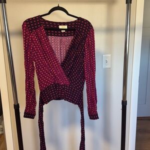 Faux wrap top